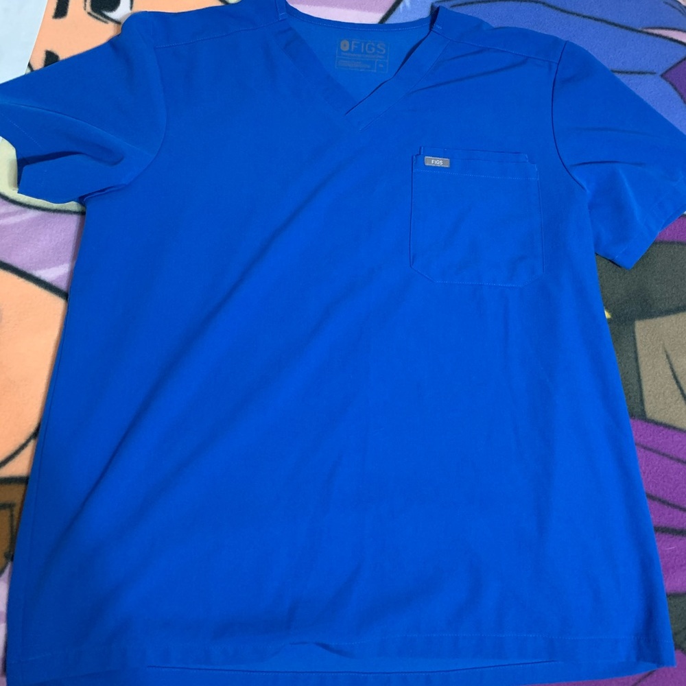 GUC FIGS Men’s Leon Scrub Top Royal XL